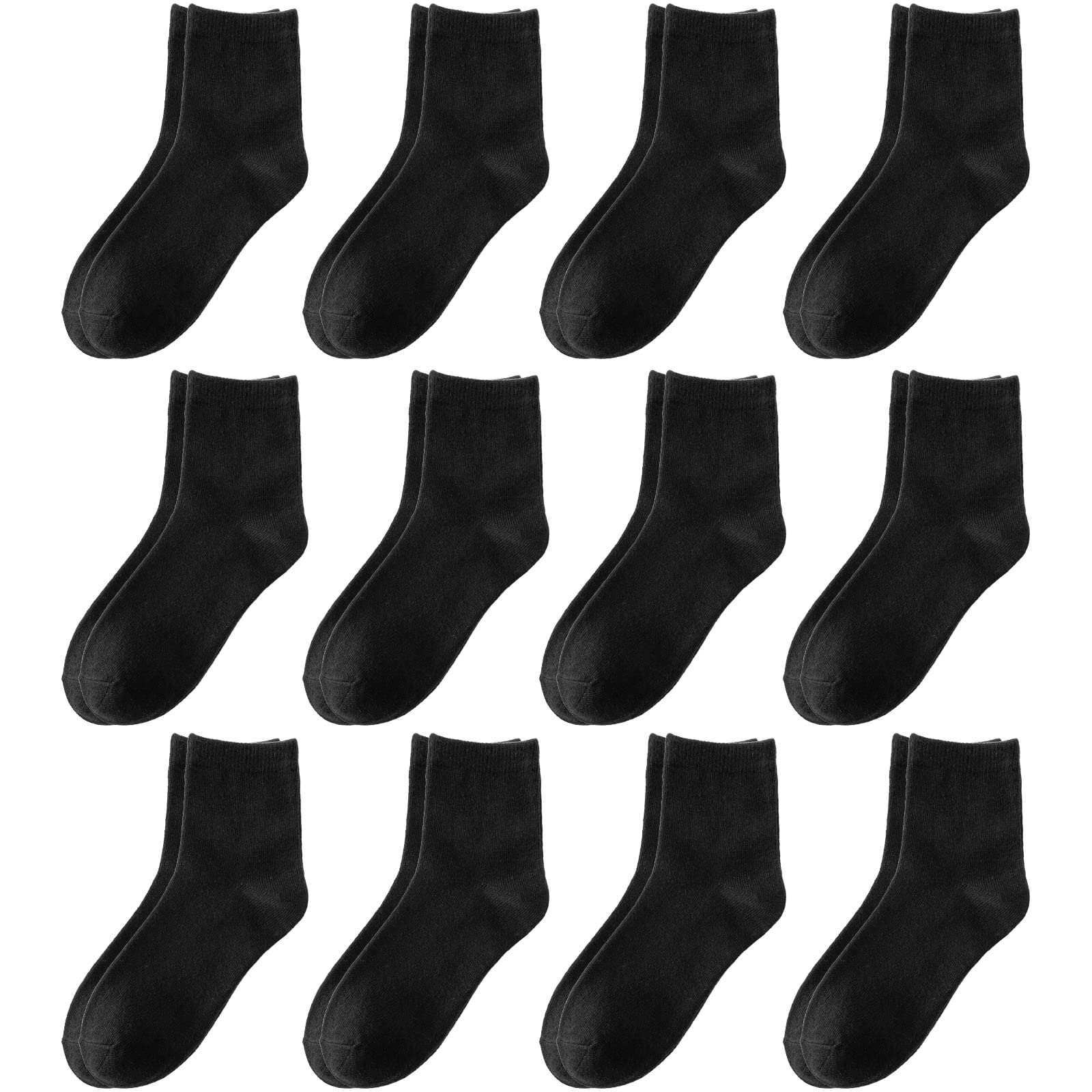 Aroveea 10/12 Pack Baby Socks for Boys & Girls - Soft Cotton Low Cut Toddler Socks for Infants & Kids - Perfect for Daily Wear, Playtime & Nursery