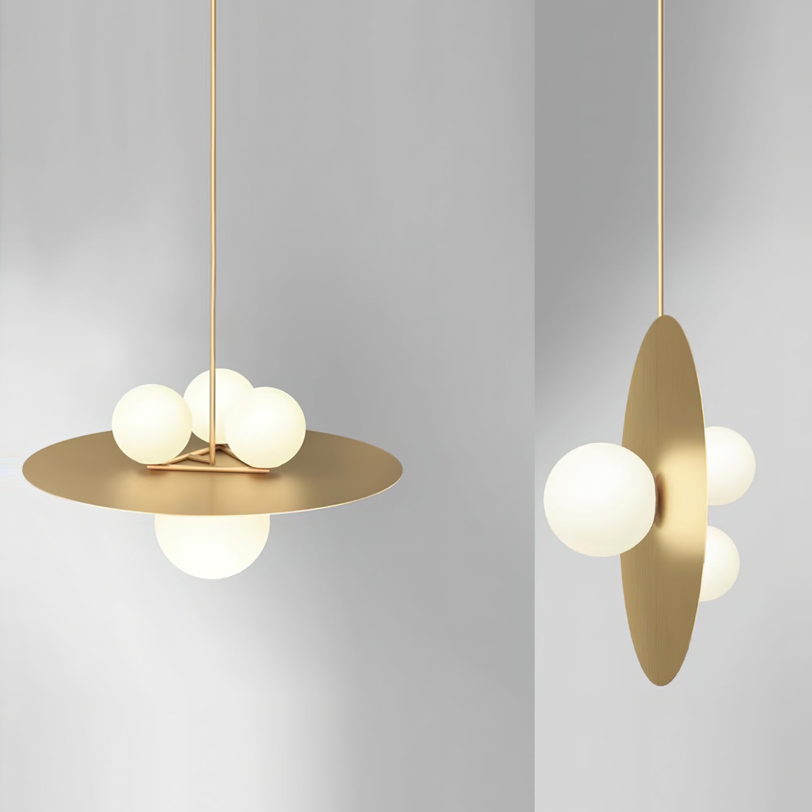 Modern Alta Pendant Light - Sleek Hanging Fixture for Dining Room, Kitchen Island & Bedroom - Energy Efficient LED Ceiling Light with Adjustable Height