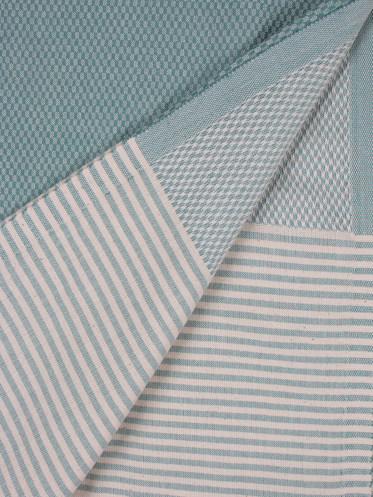 Premium Amalfi Hammam Towel - Soft & Absorbent Turkish Bath Towel in Grey Green - Perfect for Spa, Beach & Yoga