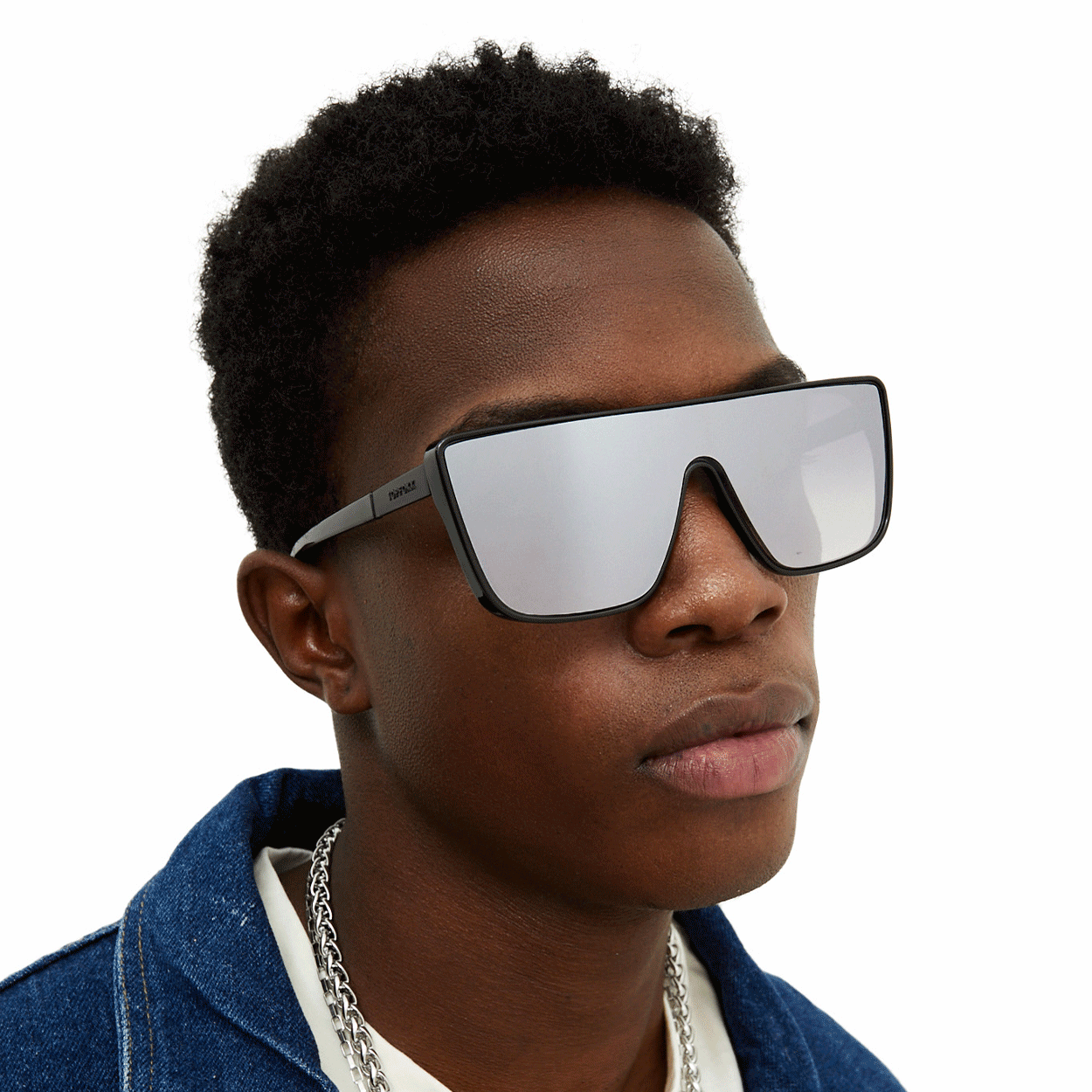 Sustainable Rayz Chrome Limited Edition Square Sunglasses - UV Protection, Polarized Lenses for Outdoor Sports & Fashion