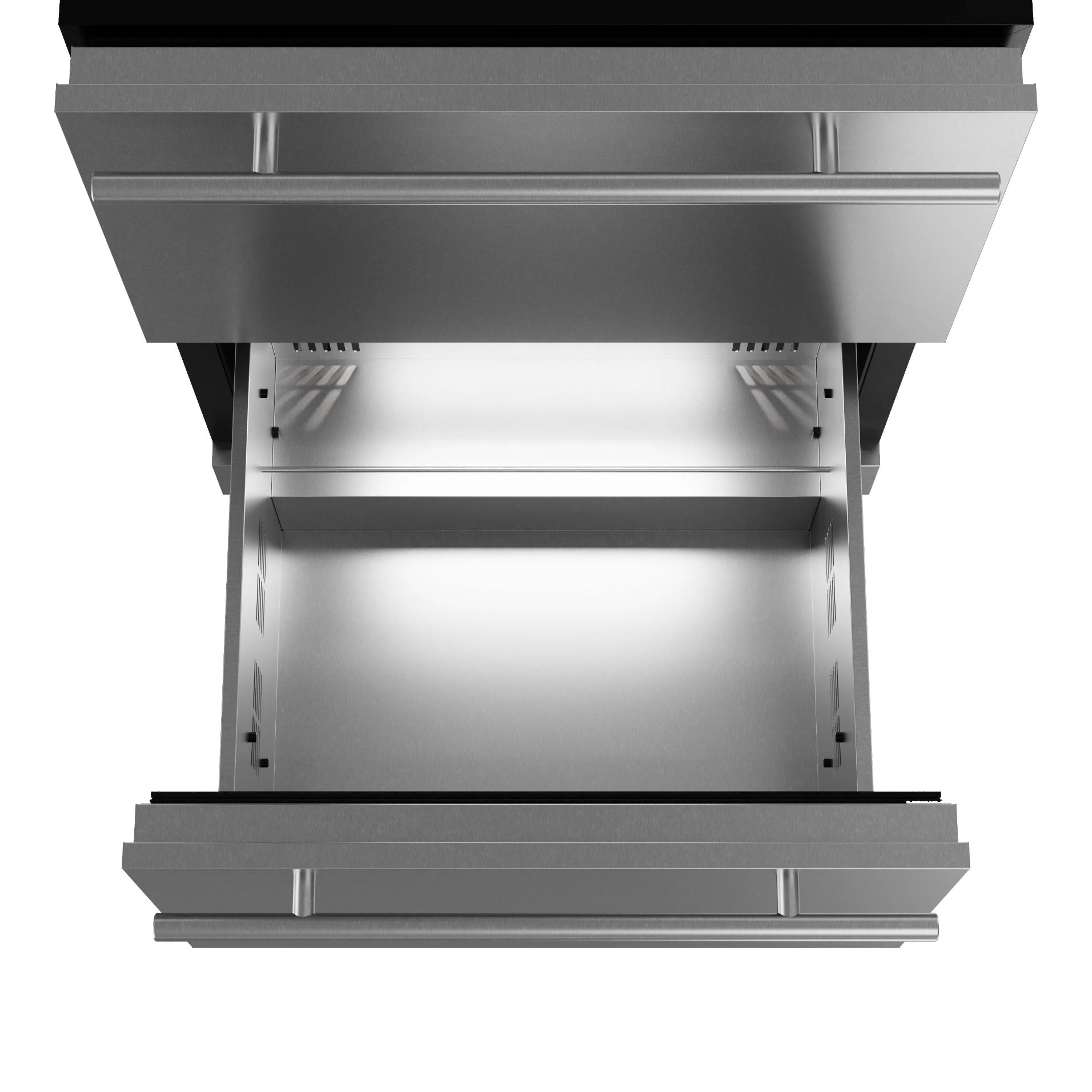 Arietta 24 Inch Undercounter Refrigerator Drawers - 4.7 Cu. Ft. Stainless Steel ARBD51SS - Perfect for Kitchen, Bar, Office, or Entertainment Room