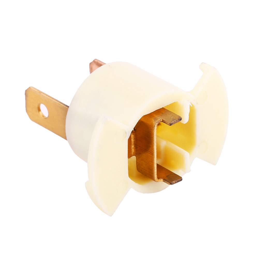H1 Halogen Headlight Bulb Socket Holder 33116SD4961 - Compatible with Honda Prelude | Durable Car Light Socket Replacement for Improved Visibility & Night Driving Safety