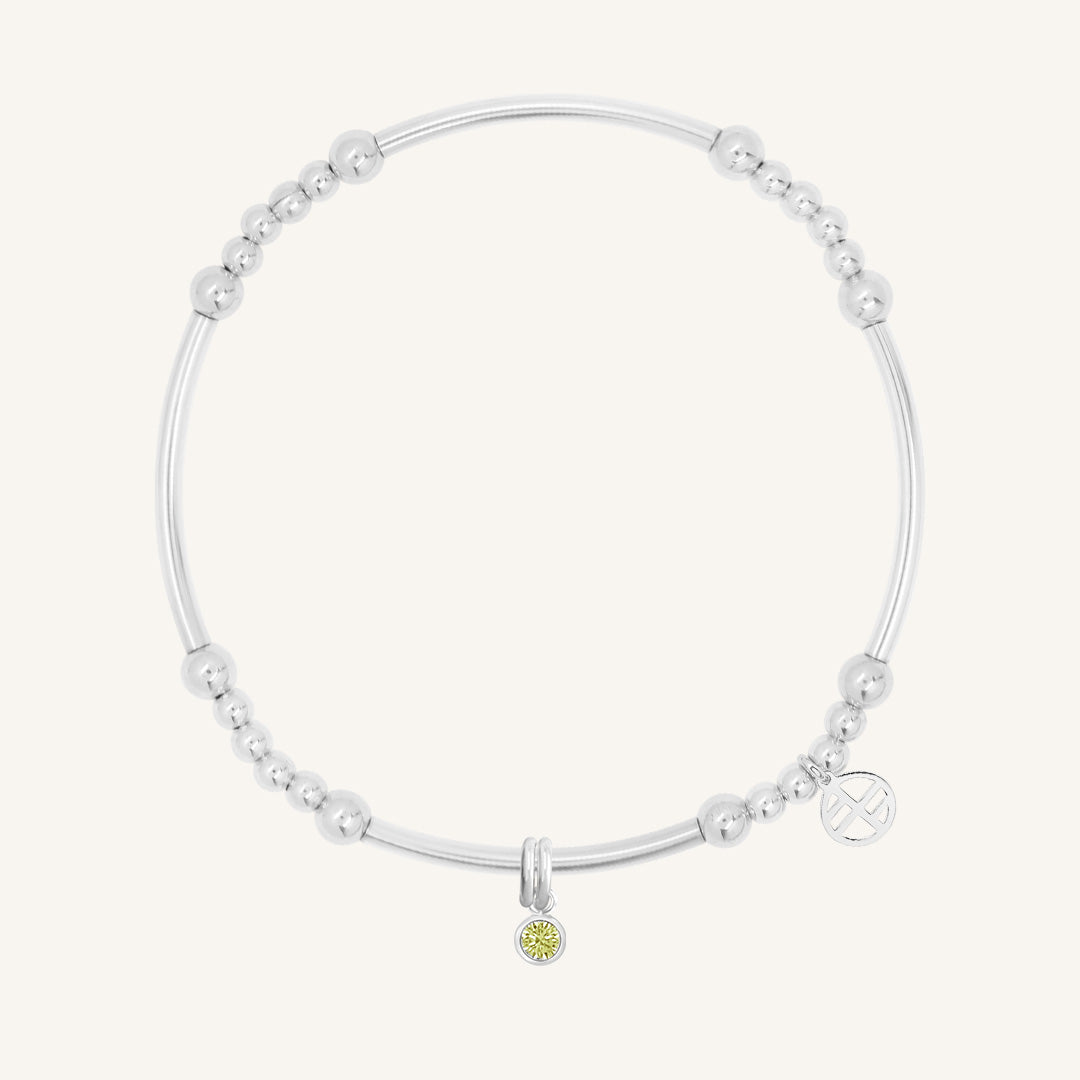 Birthstone Bracelet for Women - Personalized Aura Crystal Jewelry for Gifts, Healing & Spiritual Energy - Perfect for Birthdays, Anniversaries & Meditation