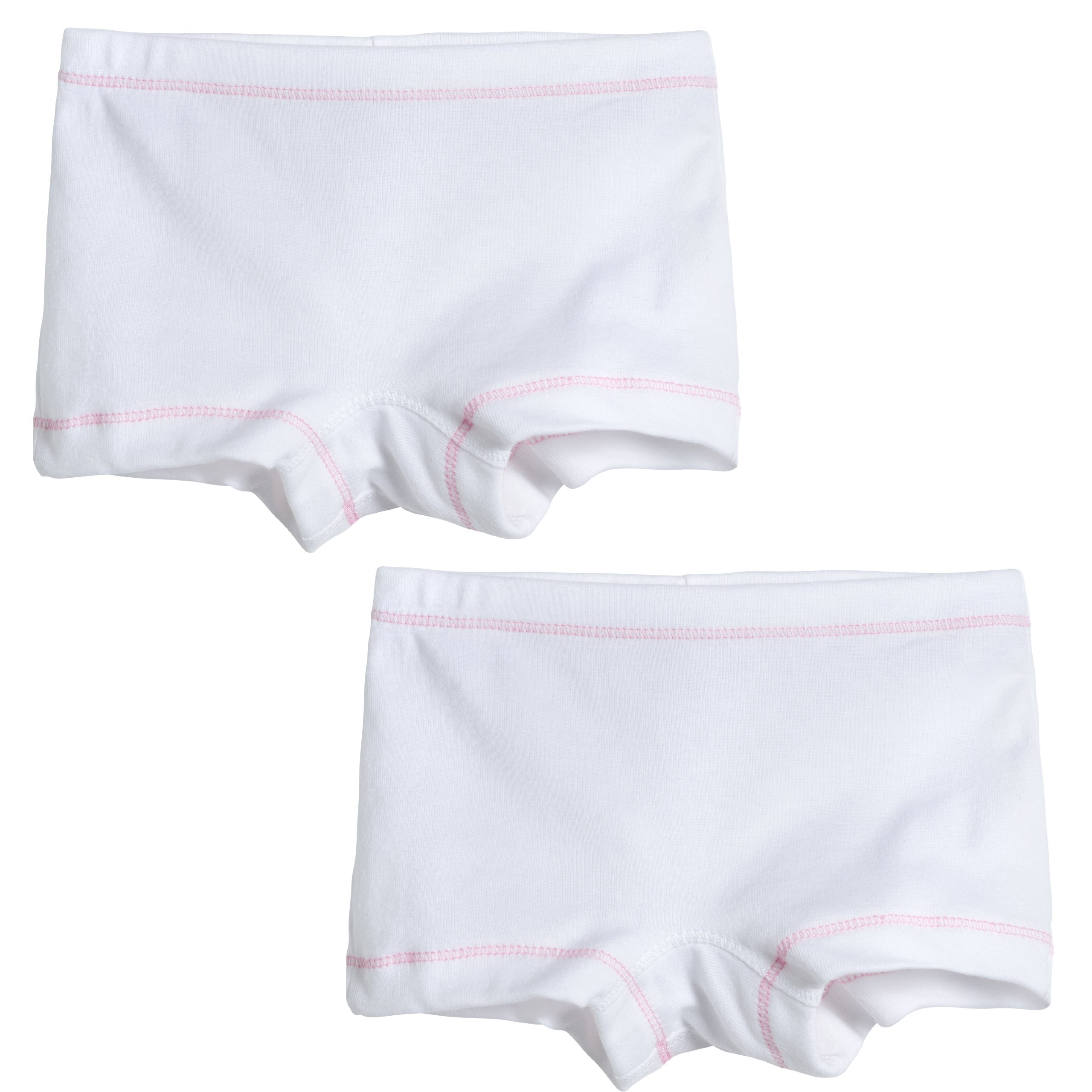 City Threads Girls' 2-Pack Cotton Boyshort Underwear - Soft Breathable Bloomers for Play, School & Under Dresses - Made in USA - Perfect for Everyday Wear & Active Playtime