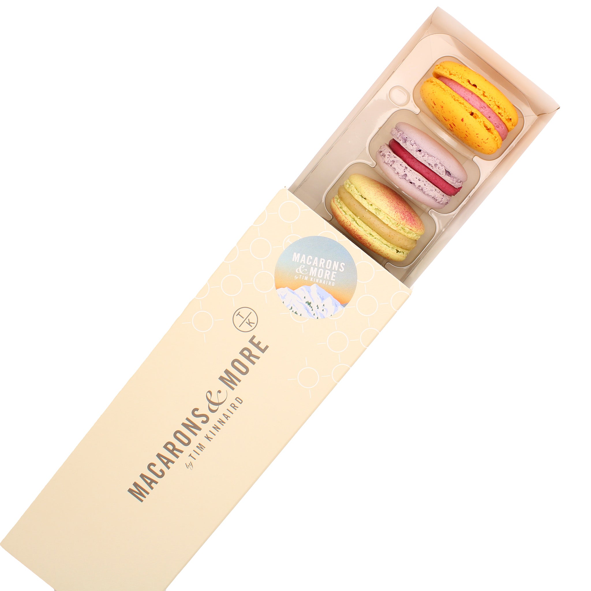 Delicious Festive Macaron Assortment - Box of 6 Colorful French Cookies | Perfect for Holidays, Parties & Gift Giving
