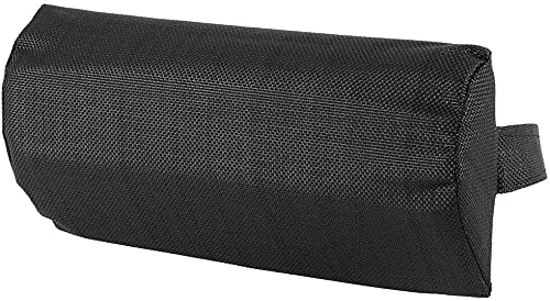 Ergonomic Lounge Chair Pillow - Soft Removable Headrest Cushion for Chaise Longue, Sunbathing & Relaxation | Perfect for Backyard, Beach, Poolside & Picnic | Comfortable Support for Reading & Napping (Black)