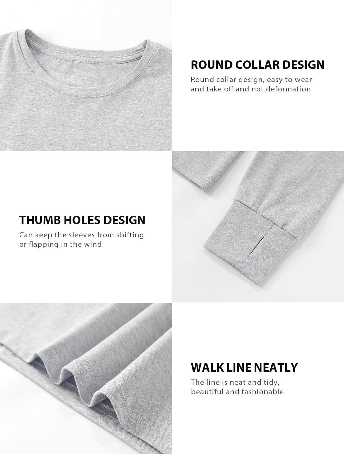 Women's Long Sleeve Crop Top - Cozy Cotton Athletic Sweatshirt with Thumb Holes for Workouts & Casual Wear | Perfect for Yoga, Gym & Street Style