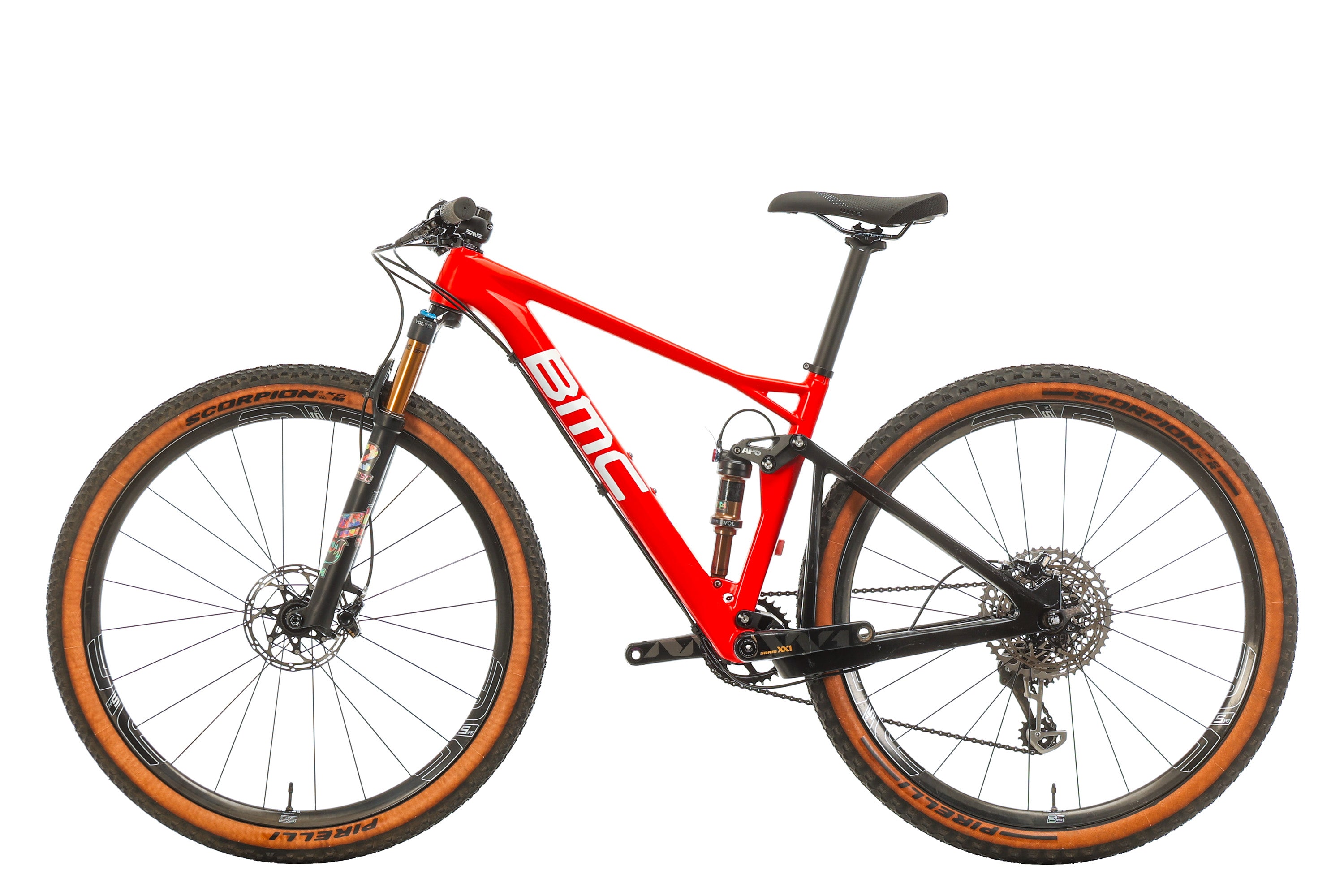 BMC Fourstroke 01 Full Suspension Mountain Bike 2018 Model - Small Frame Size for Trail Riding & Cross-Country Cycling
