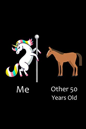 50th Birthday Notebook for Women & Men Born in 1970 - Funny Unicorn Dancing Design - 50 Years of Being Awesome Journal - Perfect 50th Birthday Gift Idea for Her or Him - Great for Birthday Parties, Milestone Celebrations & Memory Keeping
