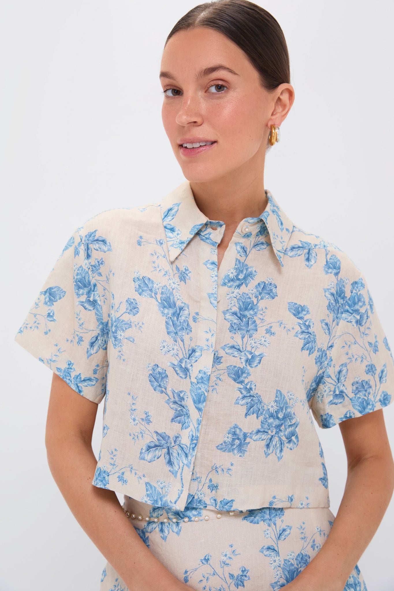 Bougainvillea Virtuosa Women's Fashion Top - Elegant Floral Print Blouse for Summer, Party & Casual Wear