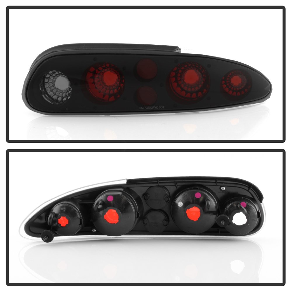 93-02 Chevy Camaro Euro Style Aftermarket LED Tail Lights - Smoked Lens for Enhanced Style & Night Visibility | Perfect for Car Shows & Night Driving