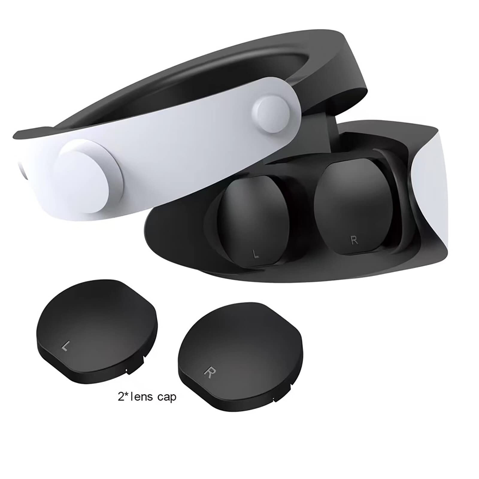 Premium Hard Carrying Case for PS VR2 Headset & Controllers - Protective Travel Storage with Lens Cover | Perfect for Gaming at Home & On-The-Go Accessories Organization
