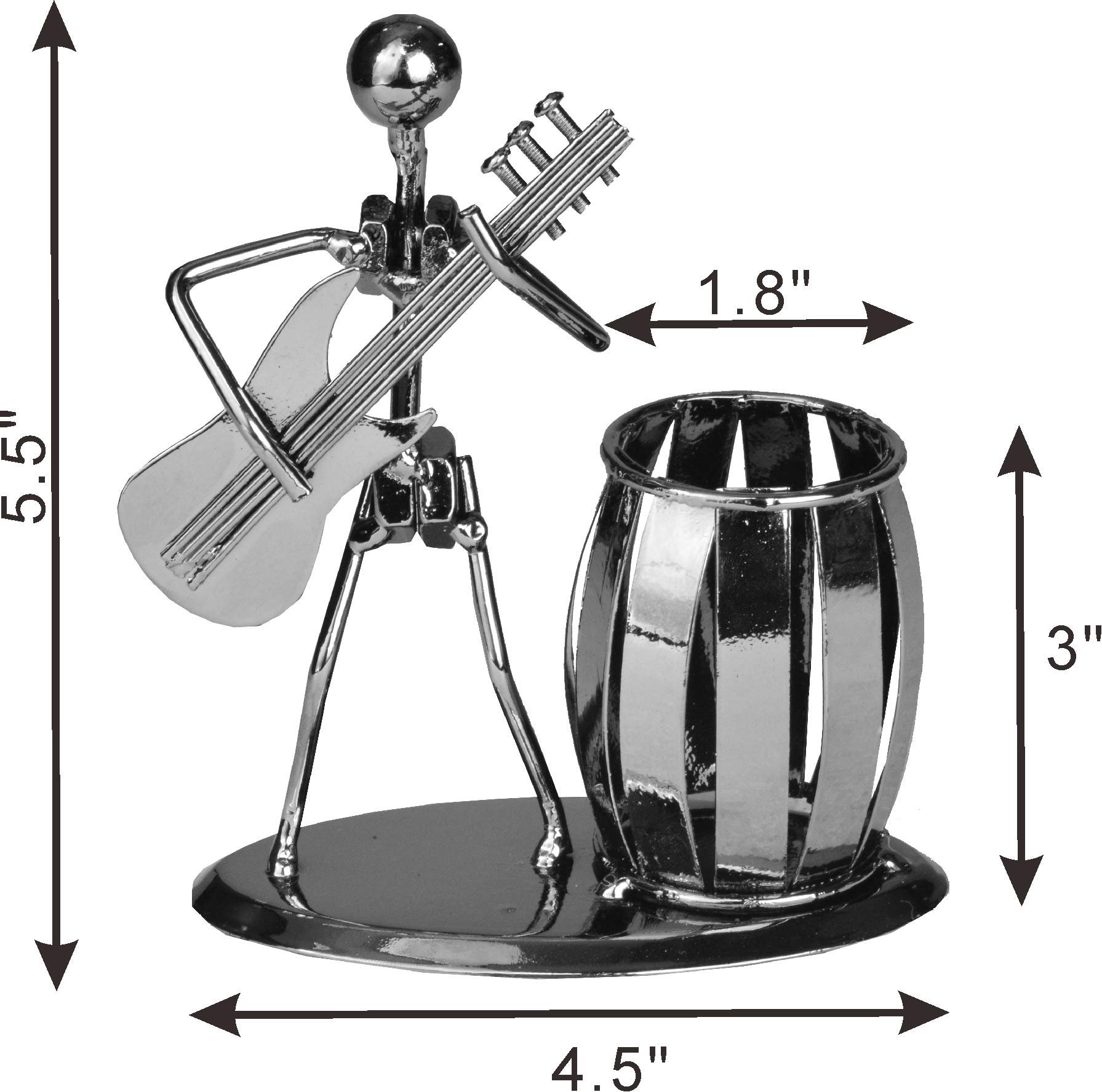MEANT2TOBE Guitar Lover Gifts for Dad - Coffee Mug, Socks, Metal Pencil Holder & Keychain - Perfect for Father's Day, Birthday & Music Enthusiasts
