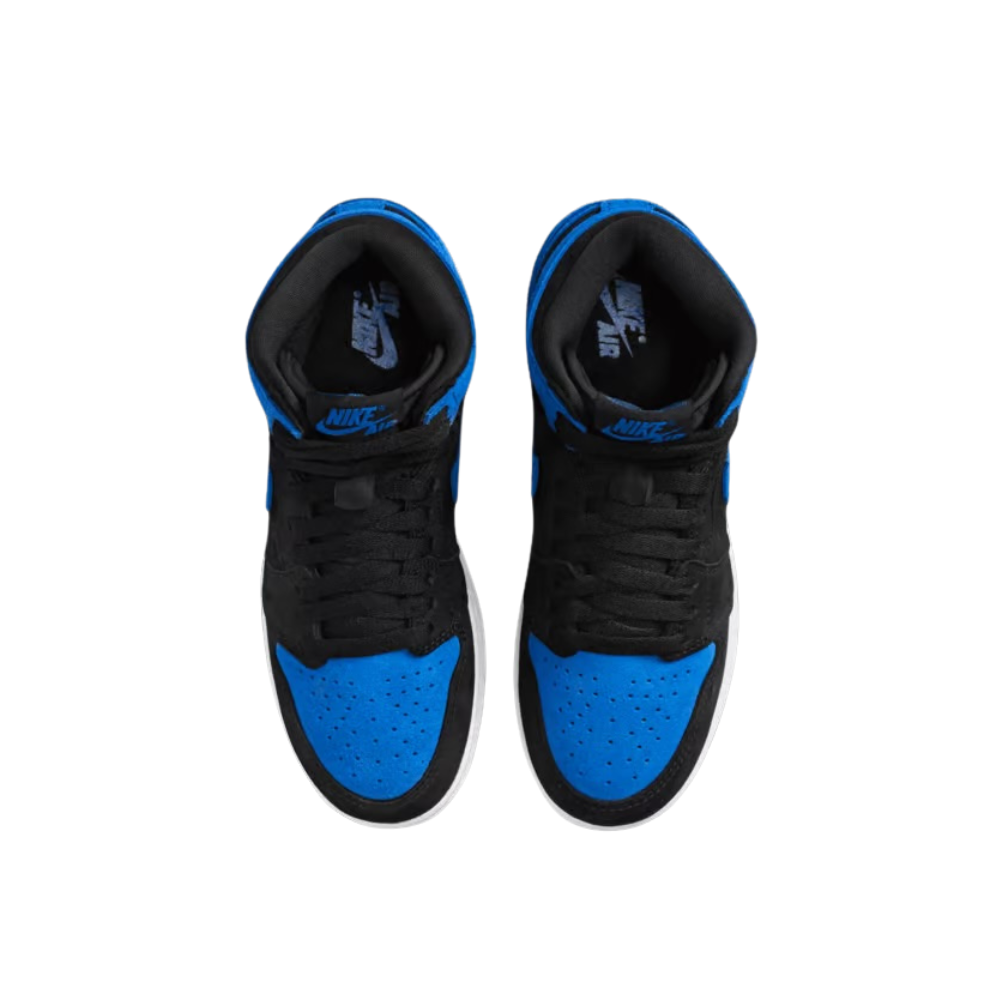 Air Jordan 1 Retro High GS Royal Reimagined Sneakers - Black, Royal Blue & White Basketball Shoes for Kids | Perfect for School, Sports & Street Fashion