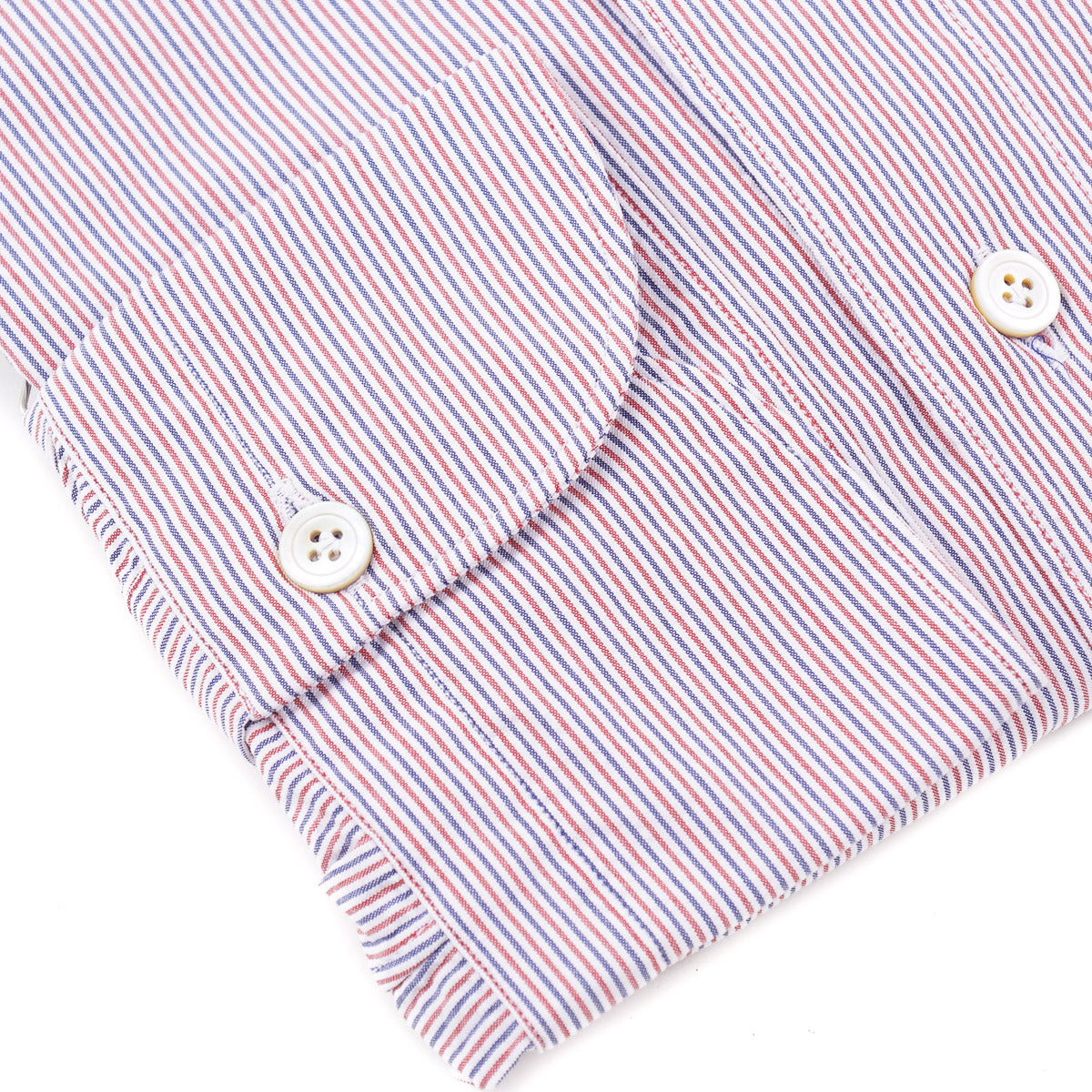 Finamore Premium Woven Stripe Cotton Dress Shirt for Men - Business Casual & Formal Office Wear - Breathable Comfort Fit Button Down Shirt for Work, Weddings & Special Occasions