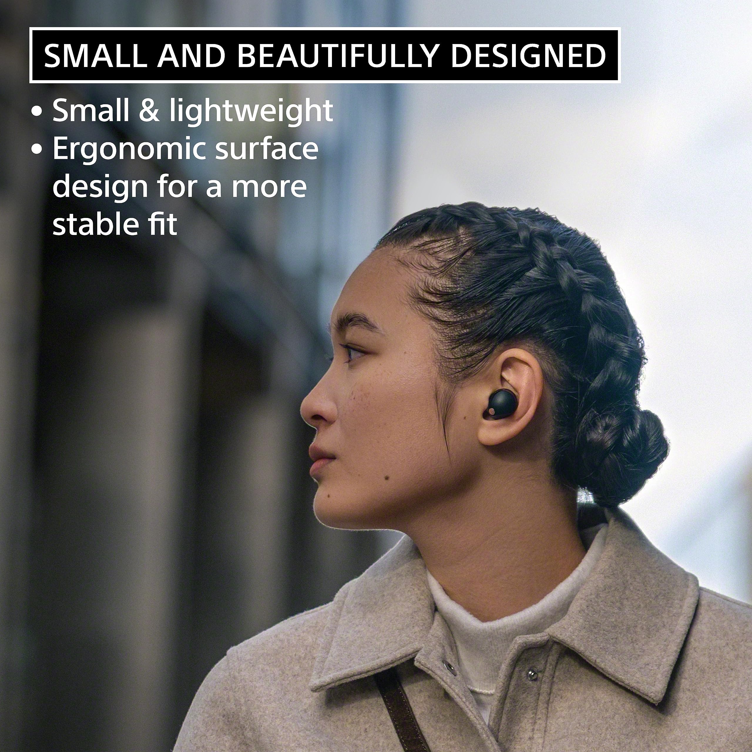Sony WF-1000XM5 Wireless Bluetooth Earbuds with Active Noise Cancelling, Alexa Built-in, Hi-Res Audio - Silver | Perfect for Travel, Workouts & Commuting