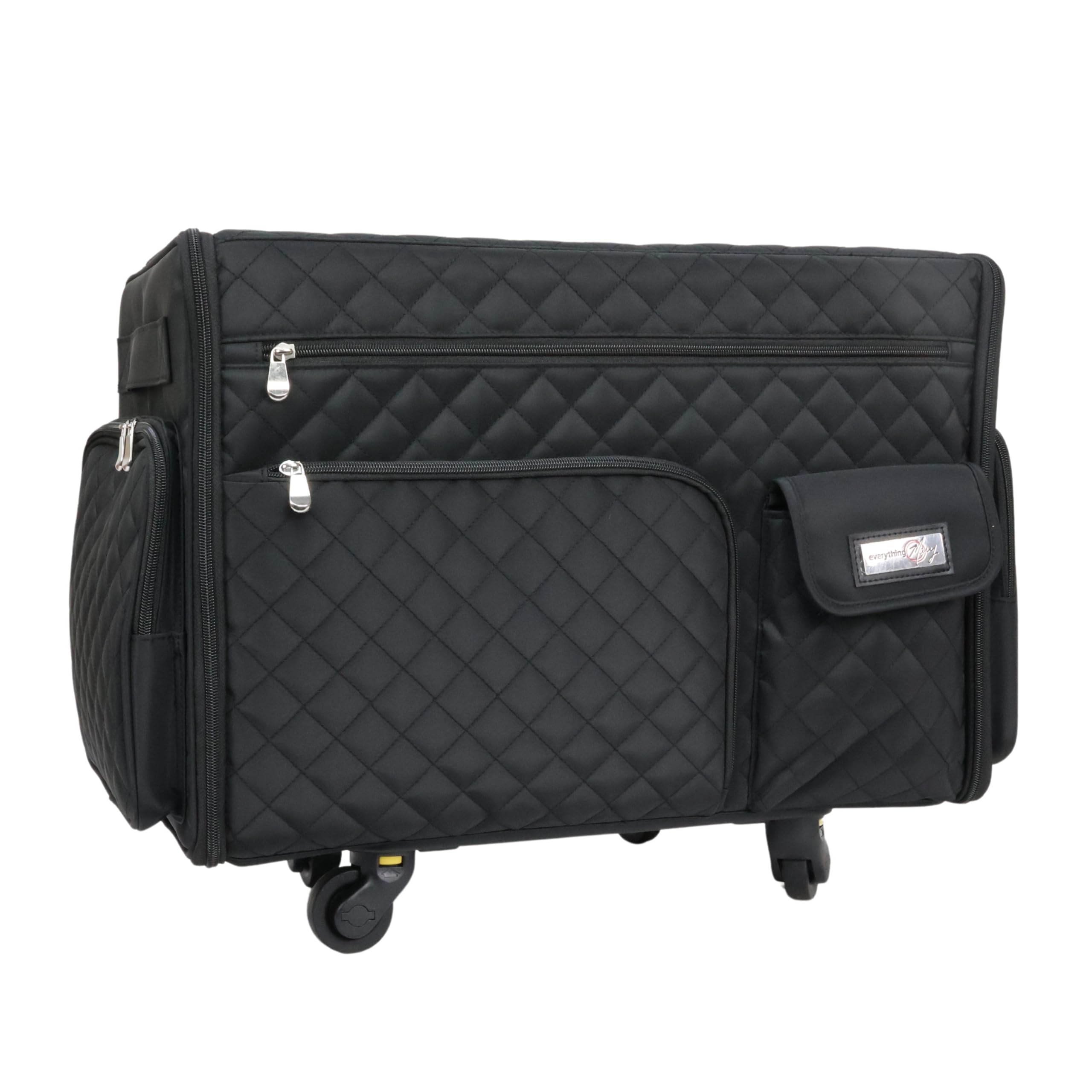 Everything Mary XL Roller Flat Top Craft Organizer - Durable Portable Sewing Machine Case & Craft Supply Tote with Spacious Storage | Perfect for Sewing, Scrapbooking, Quilting & DIY Projects | Easy-Transport Design for Craft Rooms & Workshops