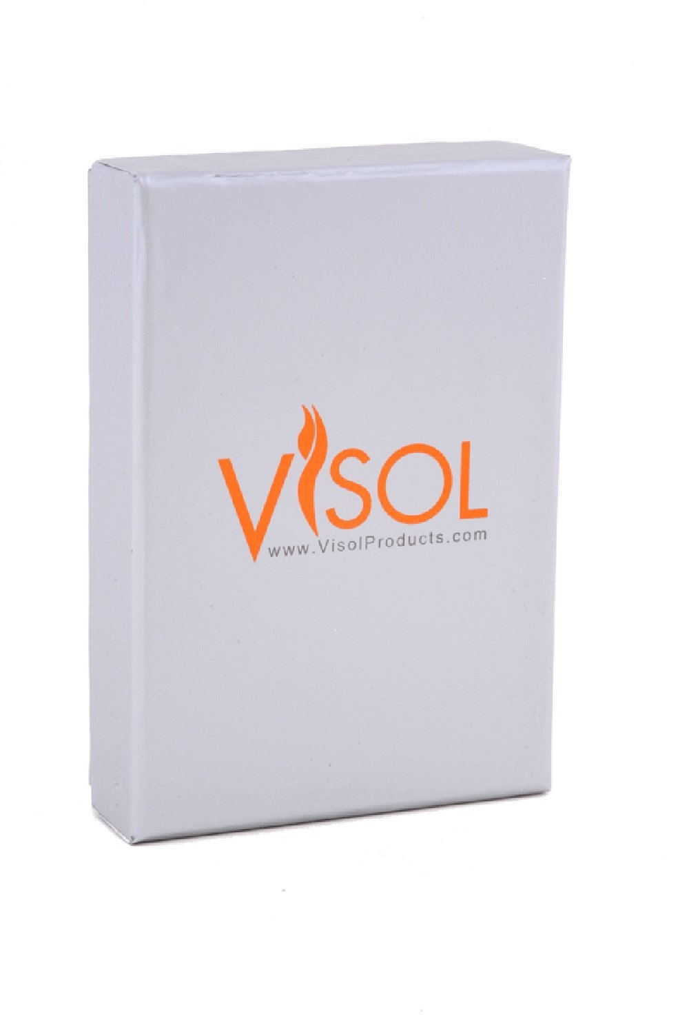 Visol Nolet Satin Nickel Windproof Torch Lighter - Refillable Butane Lighter for Outdoor Camping, BBQ, Fireplace & Candle Lighting