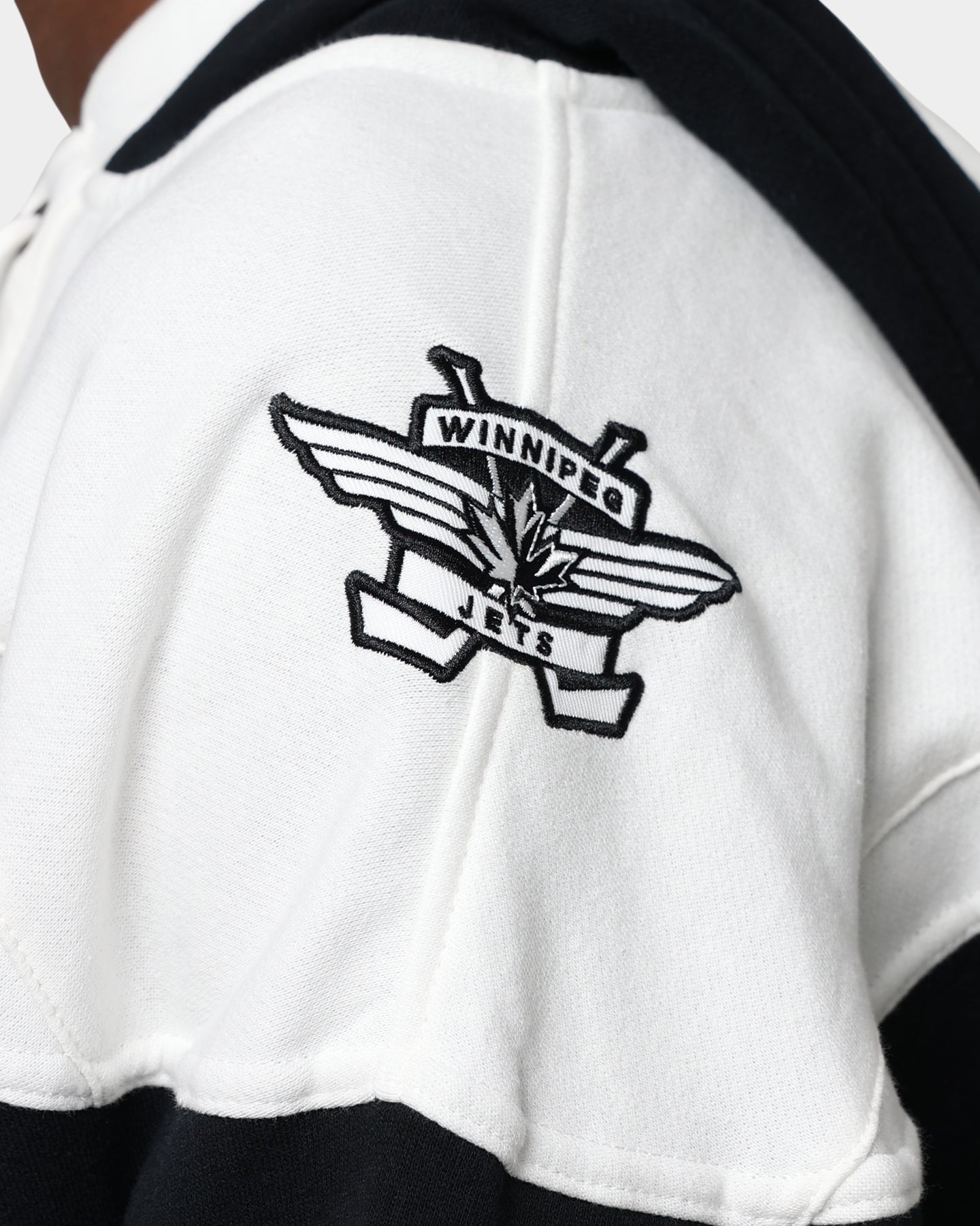 47 Brand Winnipeg Jets Superior Lacer Hoodie - Jet Black NHL Hockey Fan Apparel for Men & Women - Perfect for Game Day & Outdoor Activities