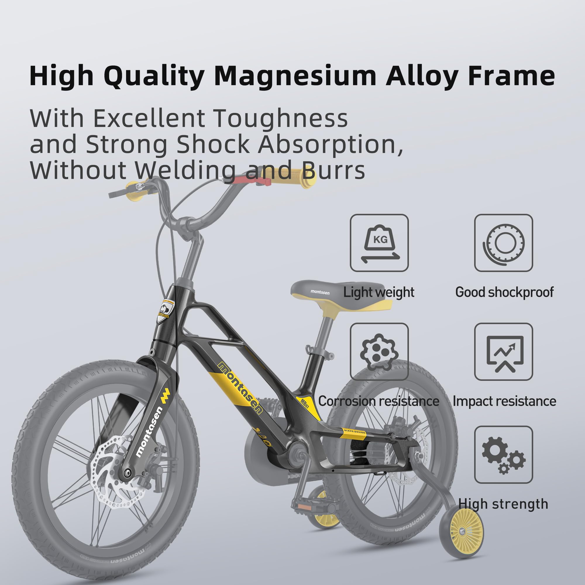 **12-20 Inch Kids Bicycles for Boys & Girls Ages 2-10 | 7-Speed Mountain Bike with Training Wheels | Perfect for Toddlers, Teens & Students | Ideal for Outdoor Play, Commuting & Family Rides**