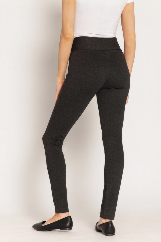 Seriously Slimming Ponte Pants for Women - High Waist Tummy Control Slim Fit Work Pants - Comfortable Office Wear & Casual Outfits