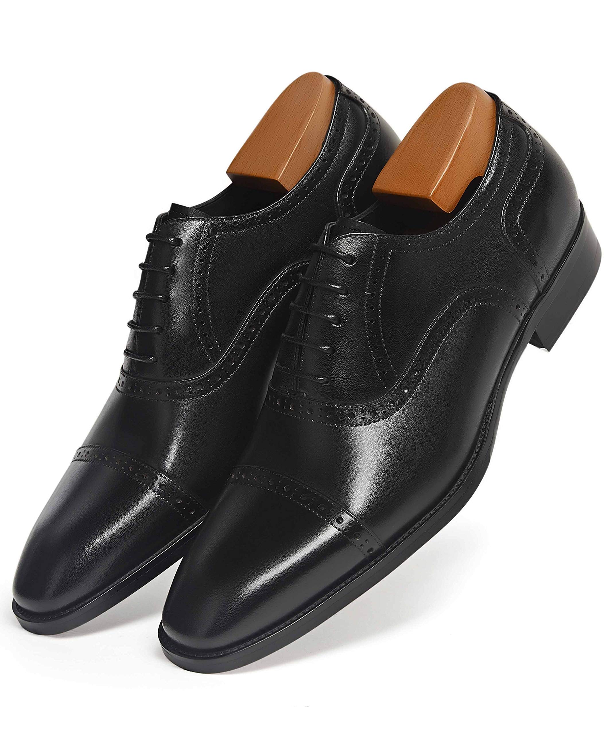 Premium Men's Oxford Dress Shoes - Genuine Leather Formal Business Shoes for Men | Perfect for Weddings, Office & Special Occasions