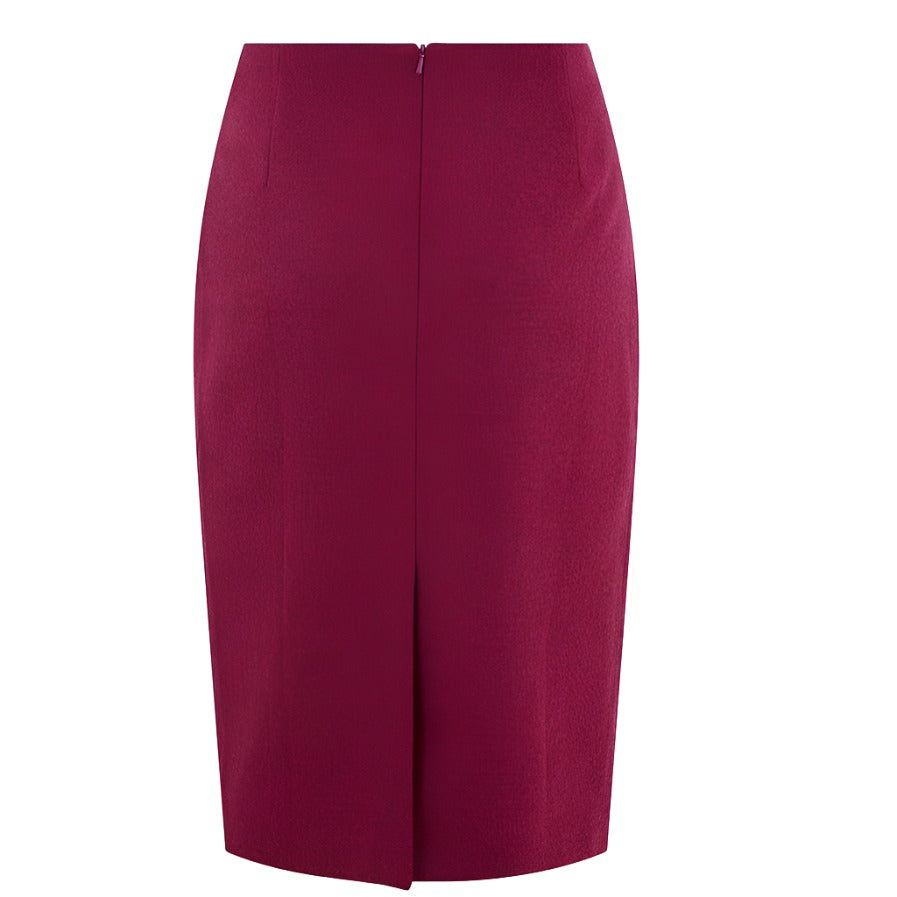 Joan Tailored Wool Skirt for Women - Classic A-Line Winter Skirt with Pockets | Perfect for Office, Parties & Holiday Outfits