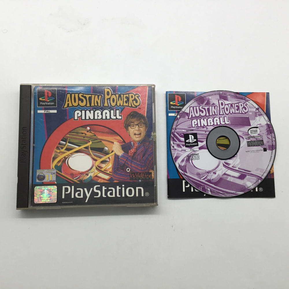Austin Powers Pinball - PS1 Playstation 1 Game (PAL Version) - Classic 90s Arcade Action for Retro Gaming Enthusiasts & Collectors