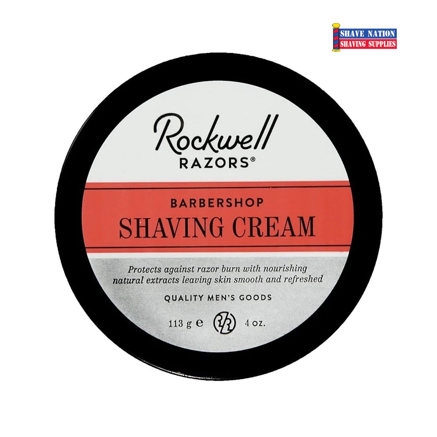 Rockwell Shaving Cream for Men - Ultra Smooth Shave with Natural Ingredients - Perfect for Sensitive Skin & Daily Grooming Routine