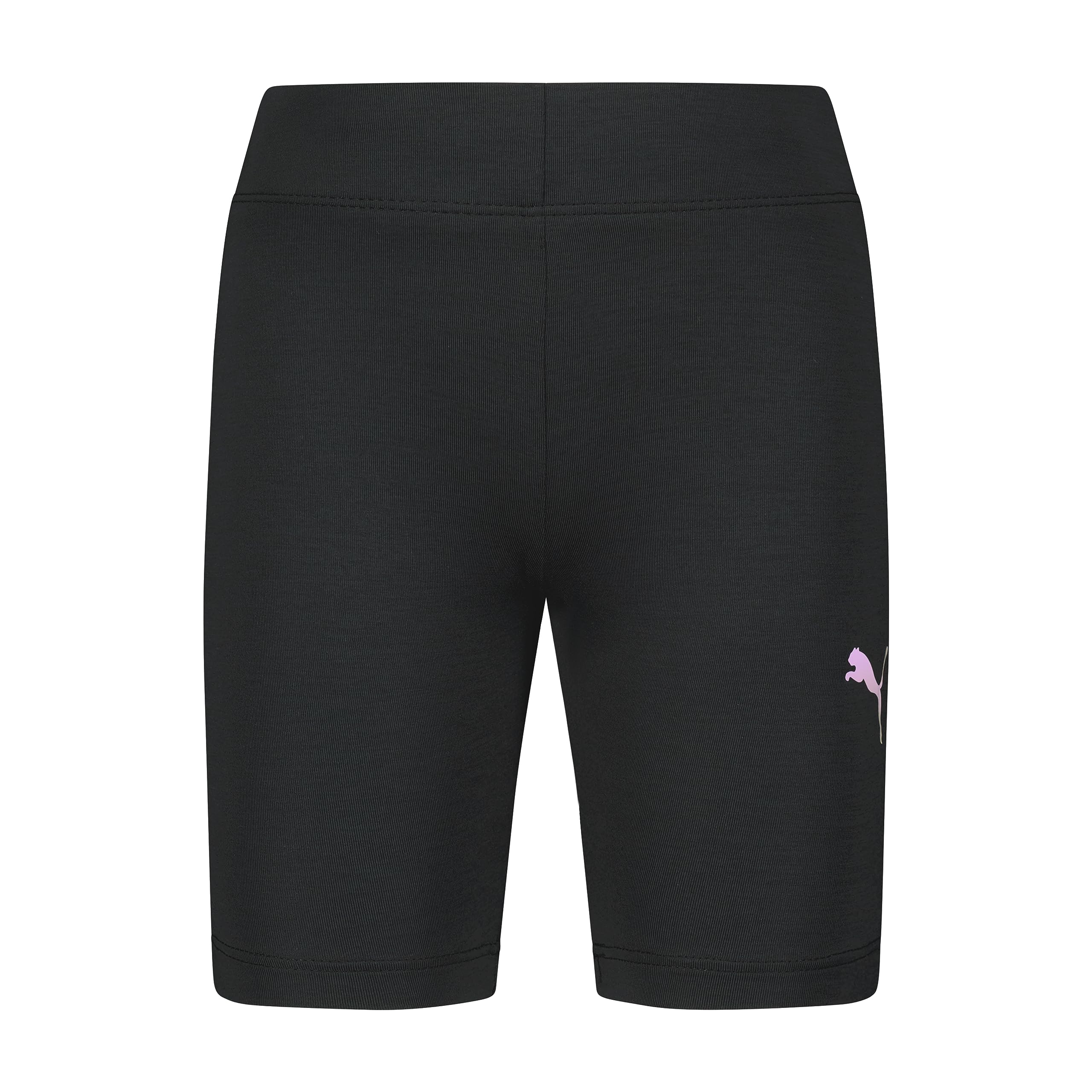 PUMA Girls' Space Dyed Biker Shorts - High Waisted Workout Shorts for Running, Yoga & Gym - Trendy Athletic Wear for Teens & Women