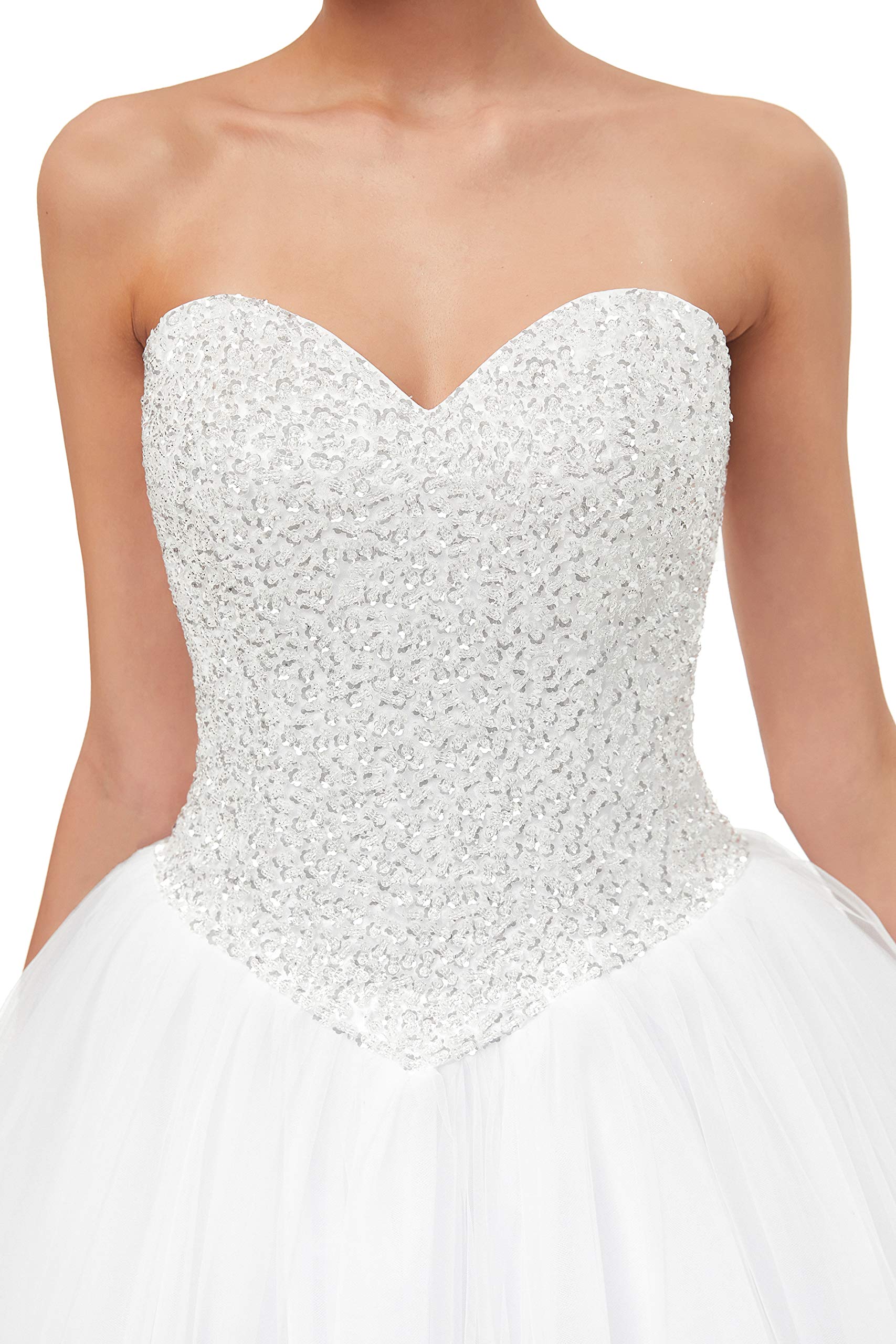 Elegant Women's Ball Gown Bridal Wedding Dresses - A-Line Princess Style for Brides, Prom & Formal Events | Perfect for Weddings, Galas & Special Occasions
