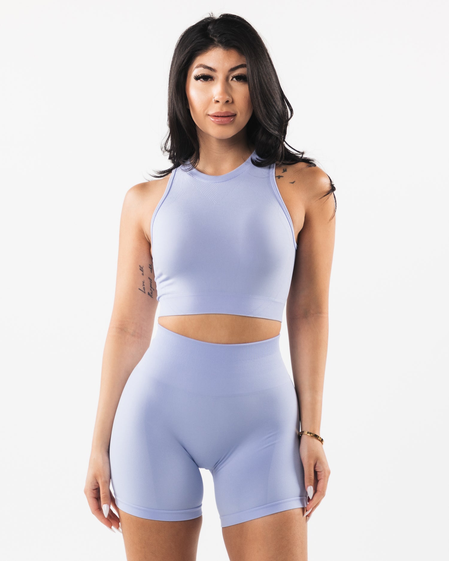 Stratus Crop Tank - Mystic Blue | Women's Workout Top for Yoga, Running & Gym | Breathable & Stylish Activewear