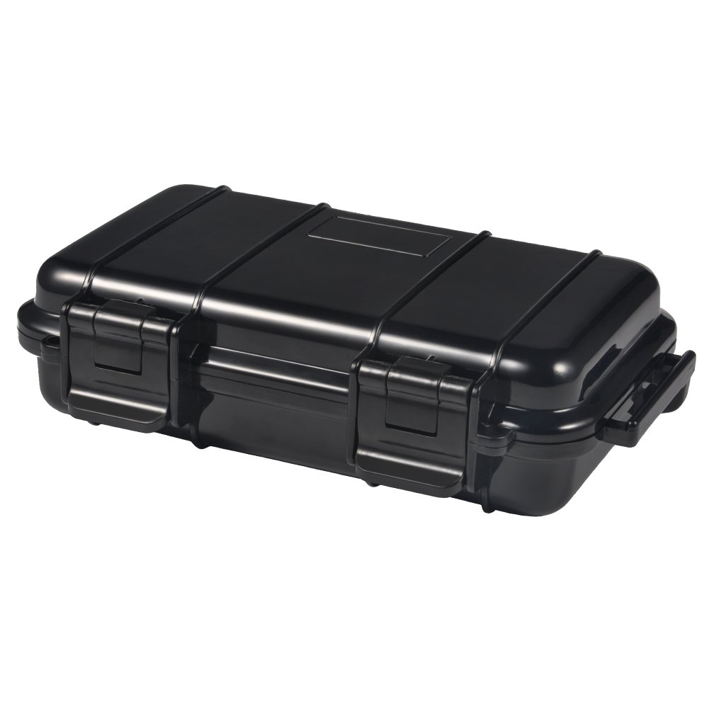 Waterproof Shockproof Dry Storage Box with 2 U-Shape Buckles - Durable Outdoor Gear for Fishing, Camping, Hiking & Travel - Keep Gear Safe in Wet Conditions