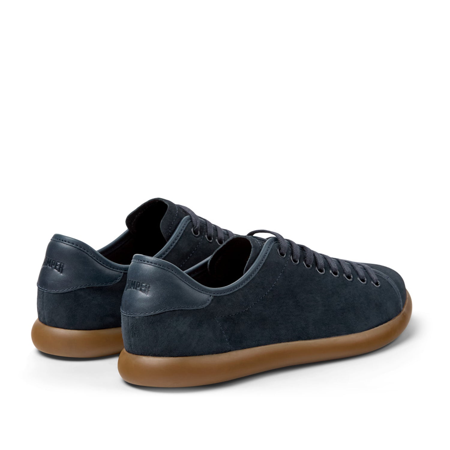 Camper Men's Pelotas Soller Blue Leather Sneakers - Comfortable Casual Shoes for Walking, Travel & Everyday Wear