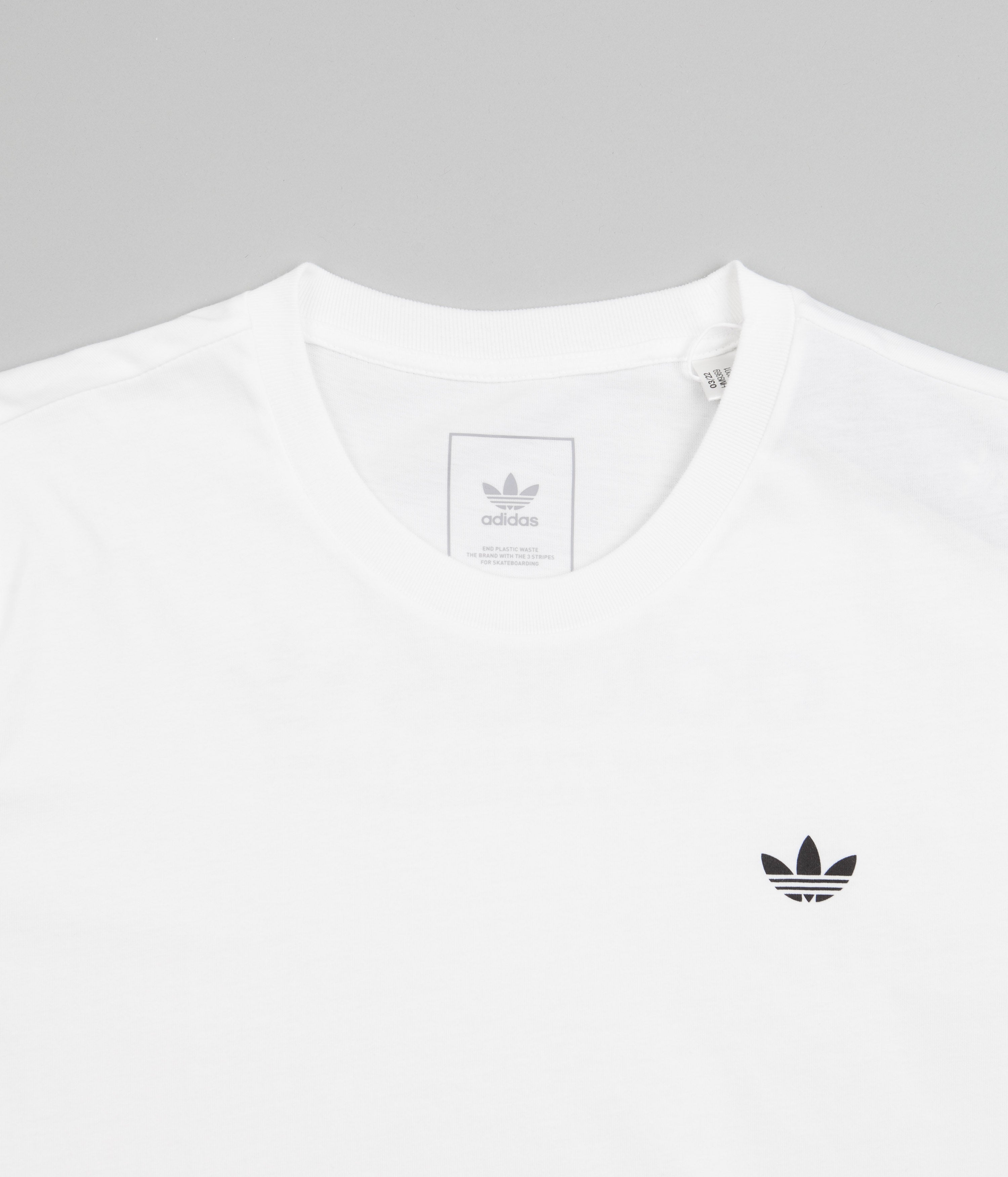 Adidas Originals 4.0 Logo T-Shirt for Men & Women - Comfortable Cotton Crewneck Tee in White/Black/White | Casual Wear, Street Style, Gym & Everyday Outfits