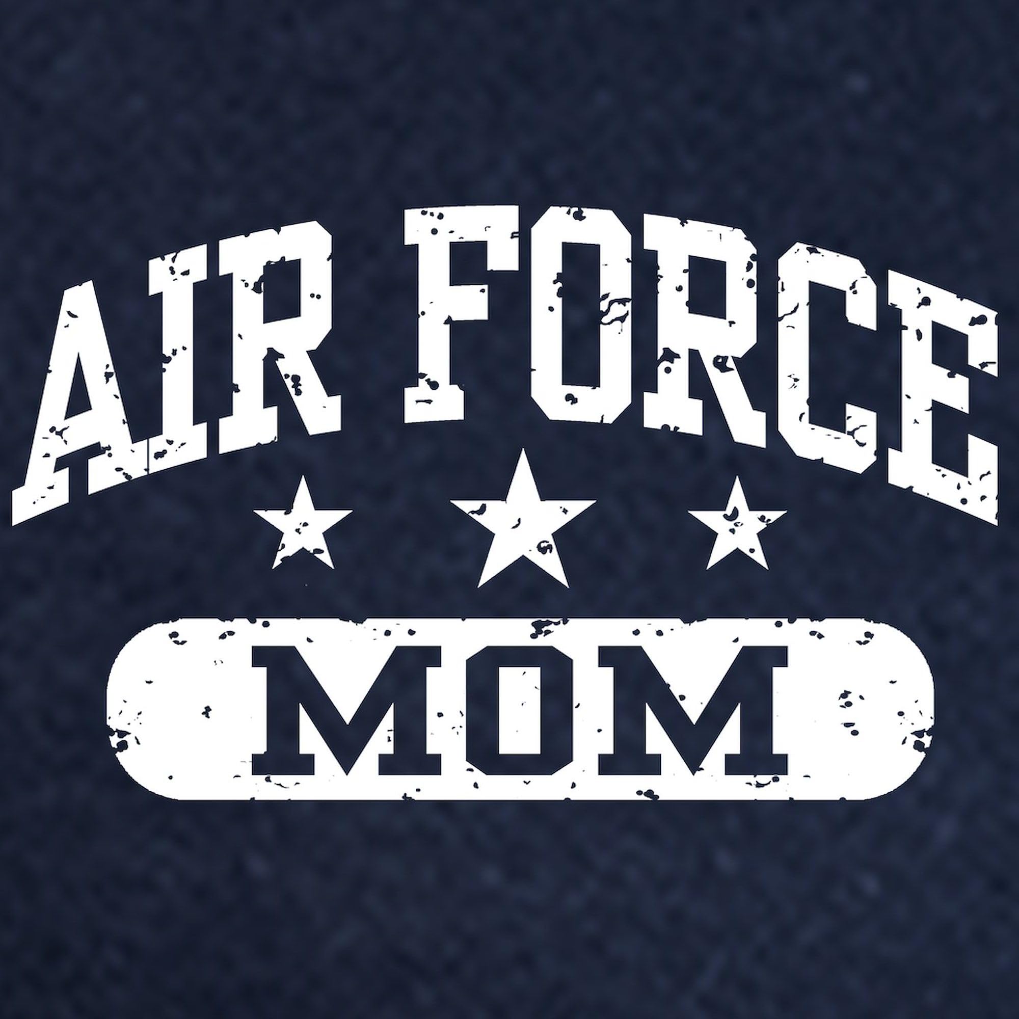 Air Force Mom Zip Hoodie for Men - Dark Zip-Up Hooded Sweatshirt | Military Pride Apparel for Air Force Parents & Supporters