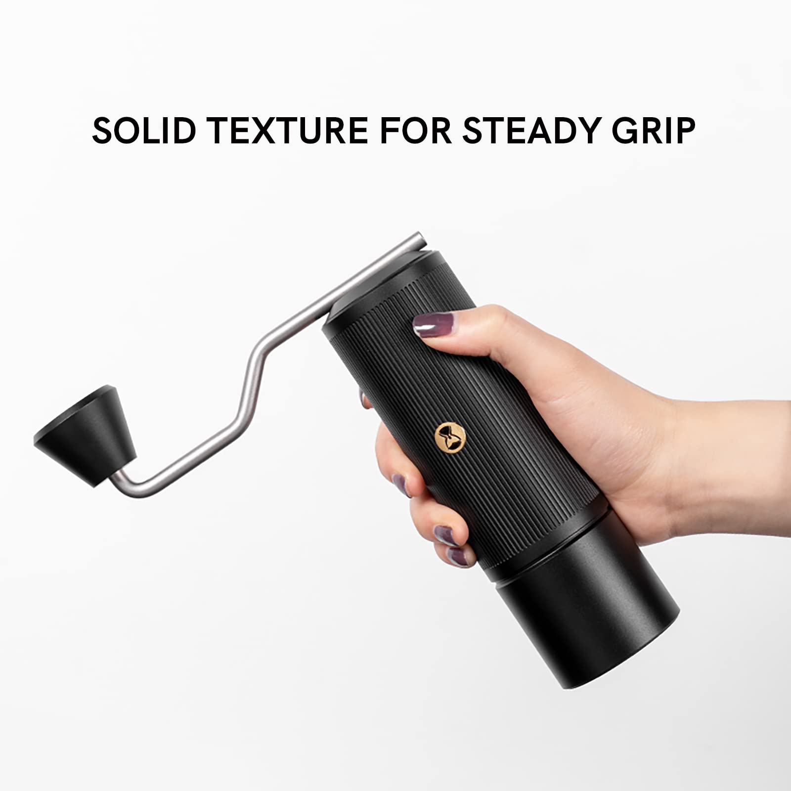 TIMEMORE Chestnut Xlite Manual Coffee Grinder - 30g Capacity Portable Hand Grinder with External Adjustment Scale for Espresso, French Press & Pour Over - Perfect for Travel, Camping & Home Use - Black