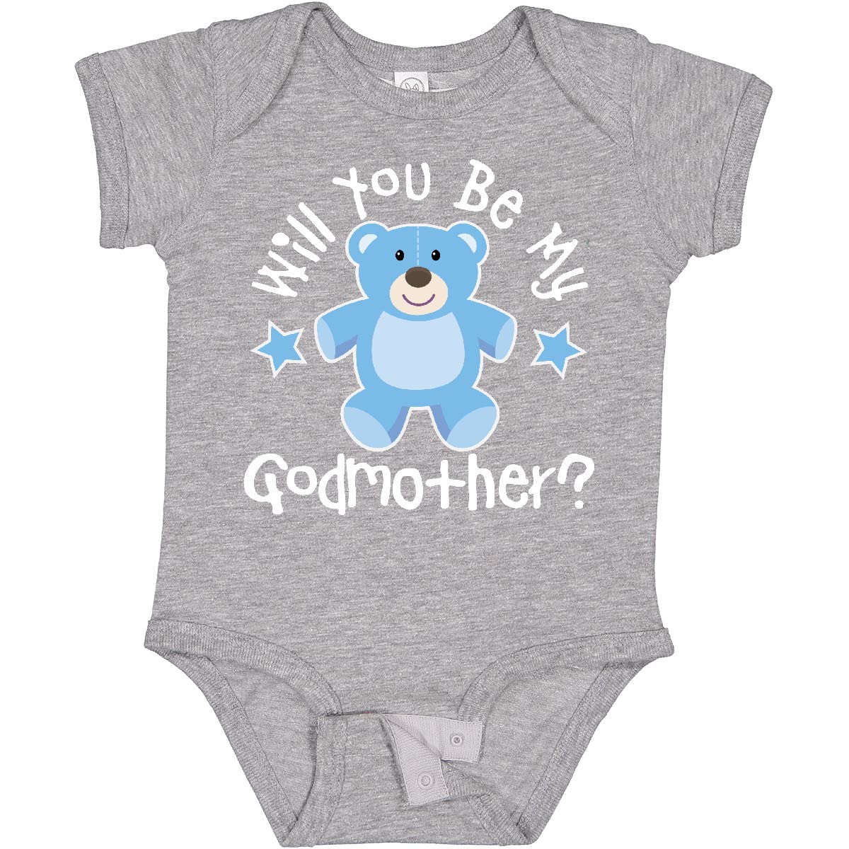 Inktastic Godmother Proposal Baby Boy Bodysuit - Cute Outfit for Baby Showers, Christenings & Special Occasions