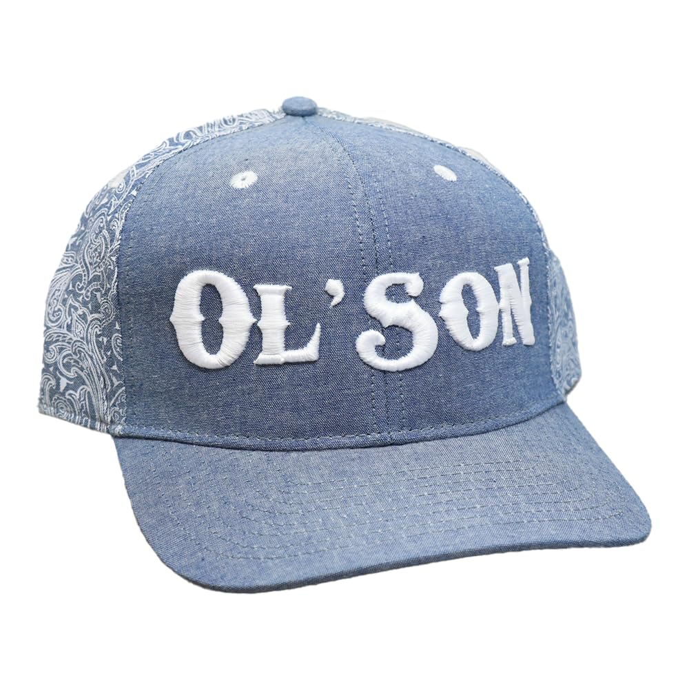 Rodeo Time Dale Brisby Ol' Son Direct Stitch Adjustable Snapback Hat for Cowboy Fans - Perfect for Rodeo Events, Concerts & Outdoor Adventures
