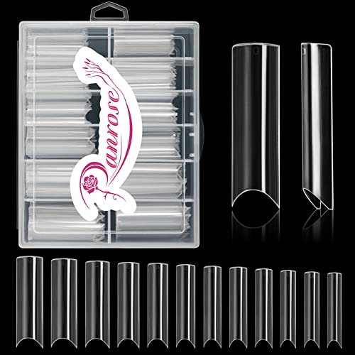 120PCS Clear 2XL C Curve Tips