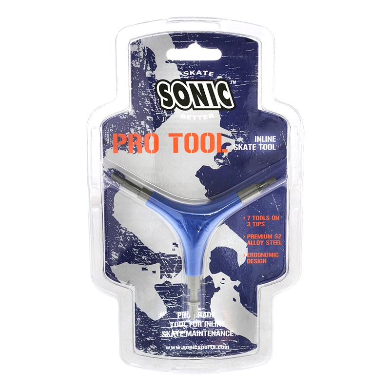 Sonic Pro Tool - Professional Inline Skate Multi-Tool for Adjusting, Tightening & Maintenance | Perfect for Rollerblade, Hockey Skates & Speed Skating Accessories