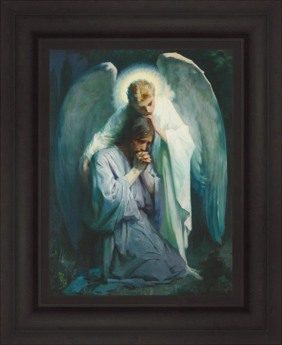 Agony in the Garden - Religious Art Print - Biblical Wall Decor for Home, Church & Office - Jesus Christ Prayer Scene - Christian Gift Idea