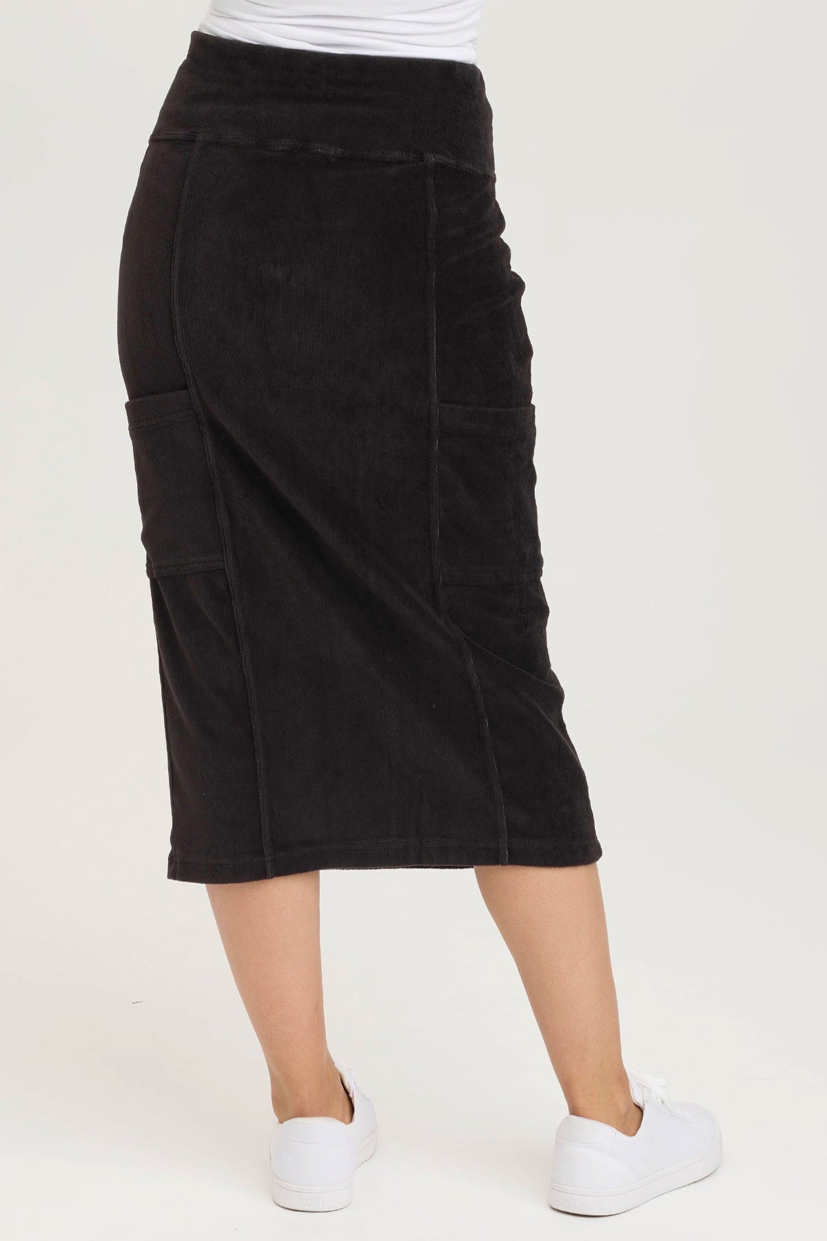 Fannar Black Skirt for Women - Stylish and Comfortable A-Line Skirt for Casual Wear, Office, and Date Nights