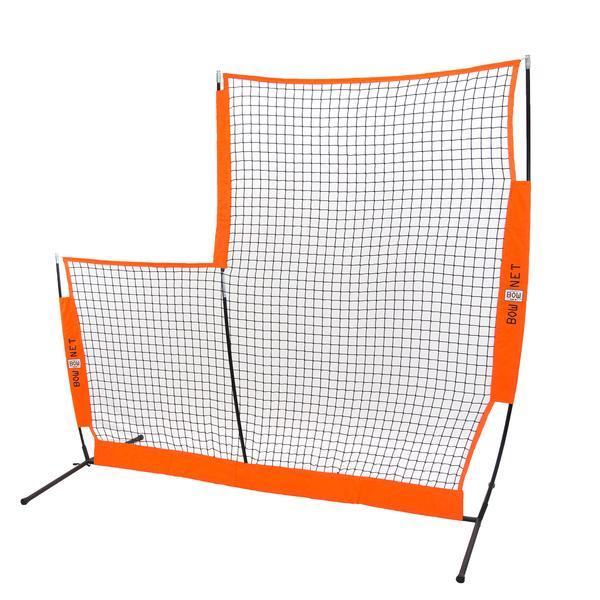 Bownet 8' x 7' L Screen Pro Baseball Softball Practice Net - Perfect for Backyard Training, Batting Cages & Pitching Drills