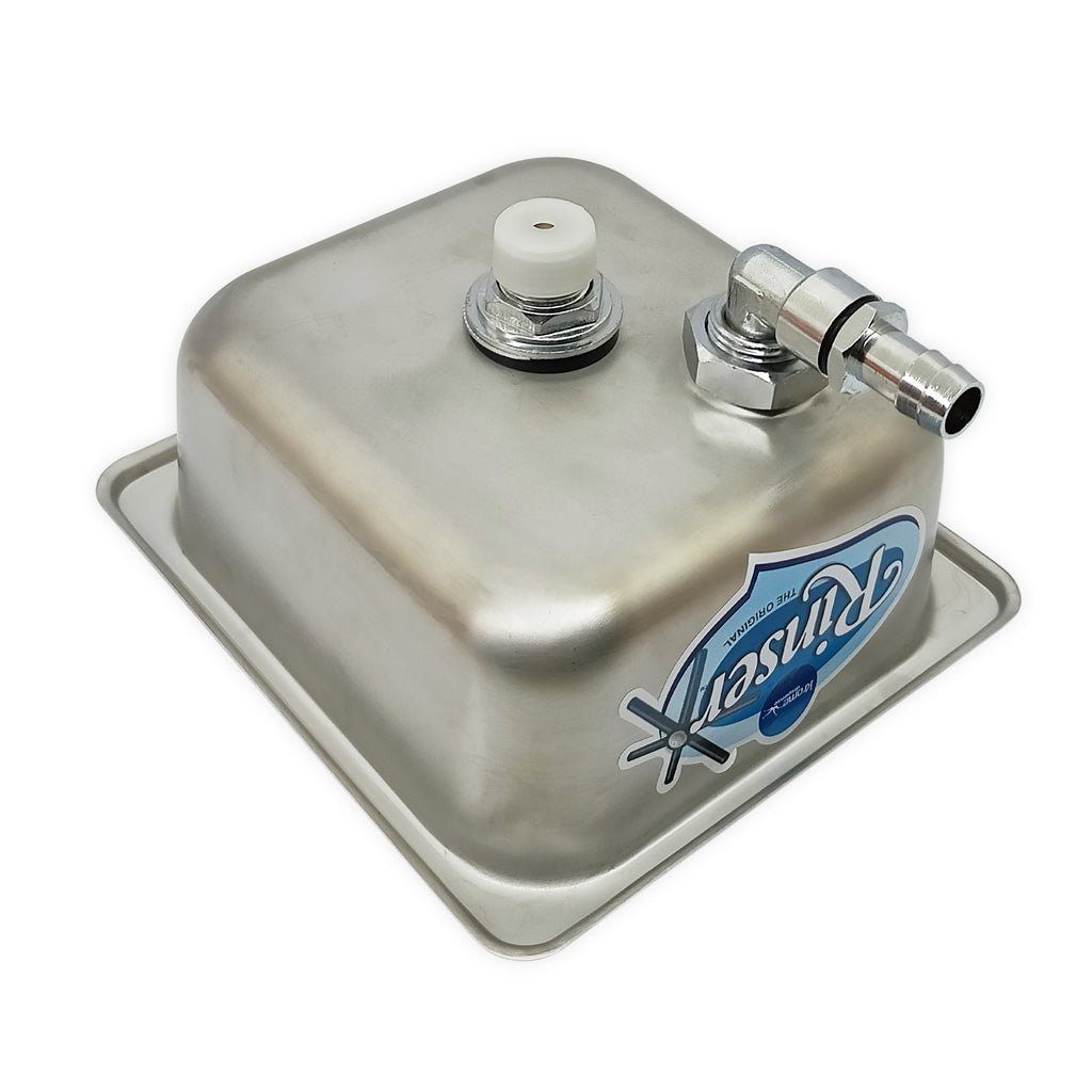 Krome Dispense Flush Mount Rinser - Premium Stainless Steel Sink Sprayer for Kitchen & Bar - Perfect for Washing Dishes, Fruits, and Pets