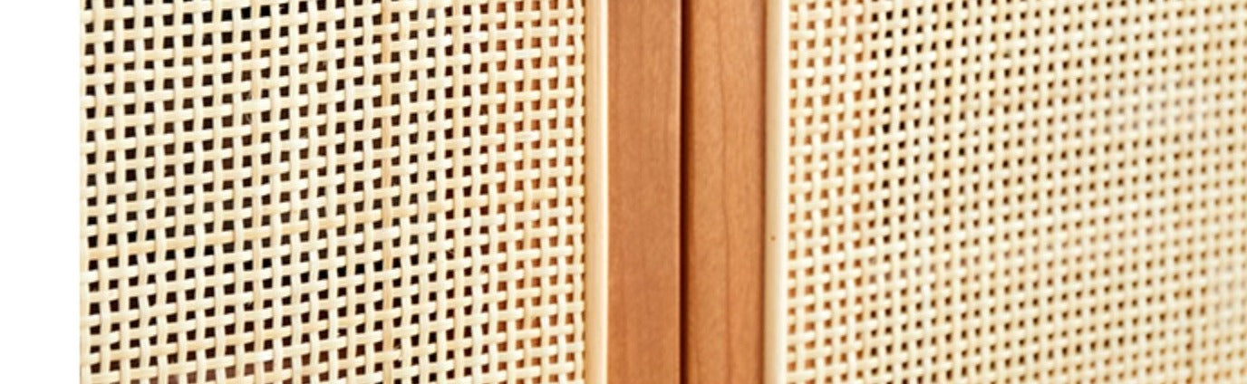 Oak Solid Wood Ultra Thin Flap Door Rattan Shoe Cabinet - Space Saving Entryway Storage Organizer for Hallway, Closet & Mudroom