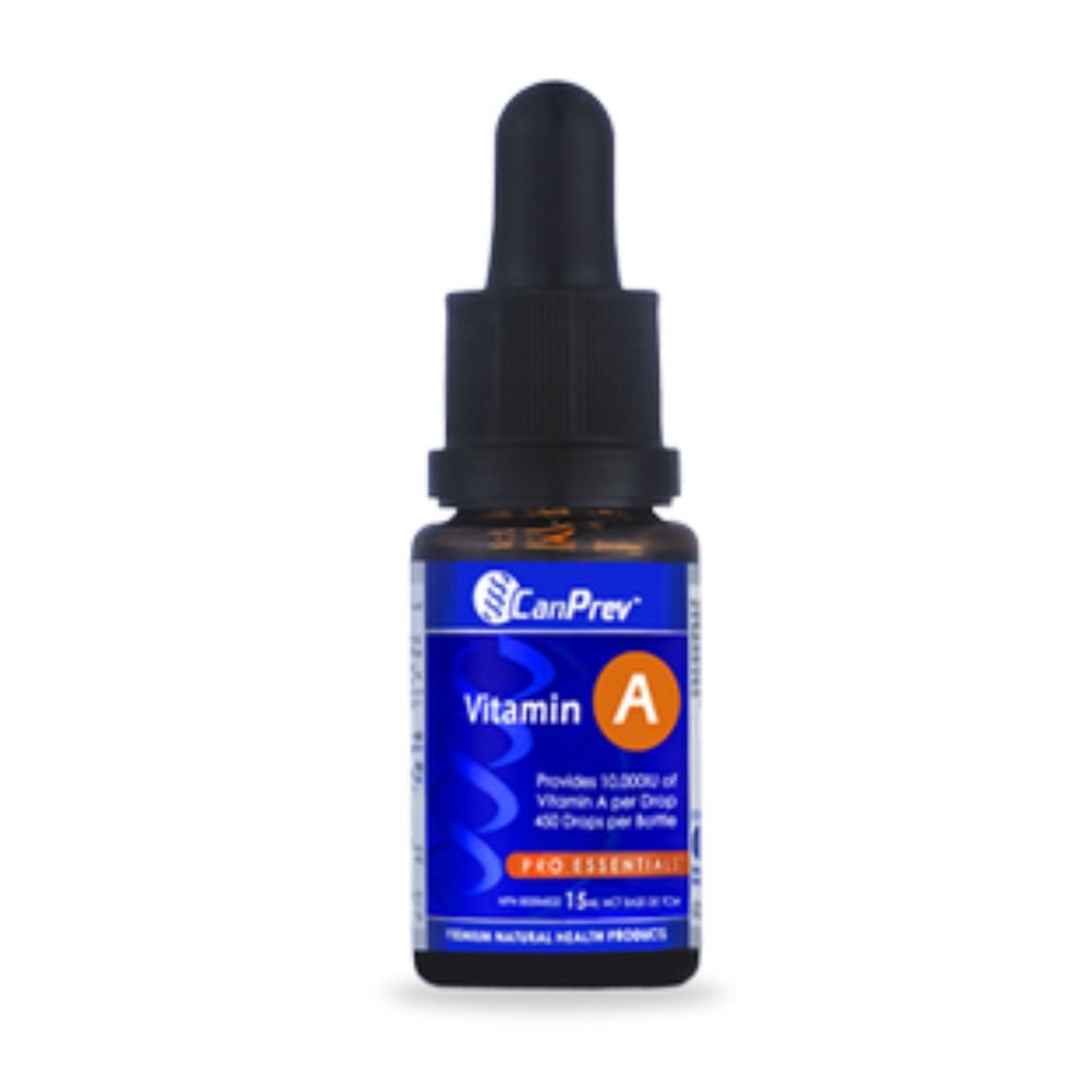 Canprev Vitamin A Drops 15ml - Supports Vision, Skin & Immune Health - Perfect for Daily Supplementation & Travel