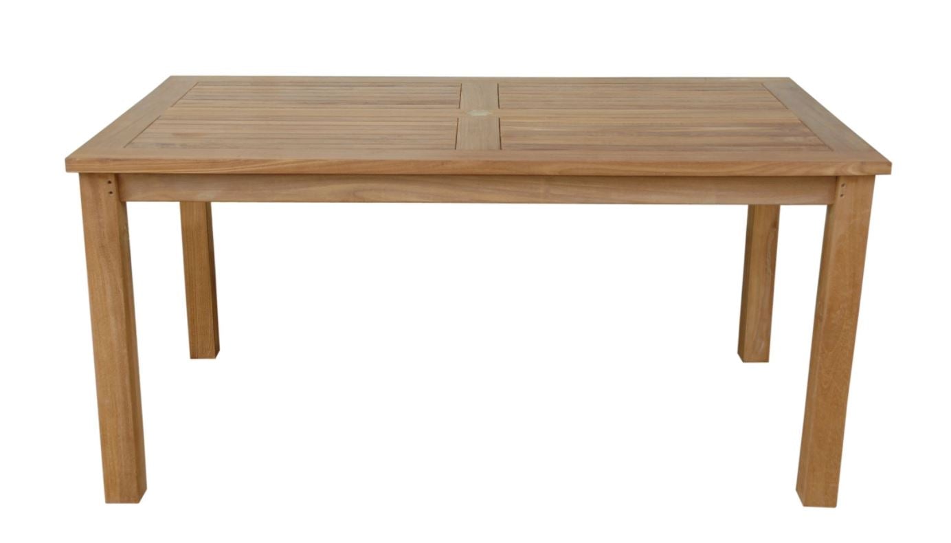 Anderson Teak Montage Rectangular Dining Table TB 6336DT - Outdoor Patio Furniture for Garden, Poolside & Backyard Entertaining