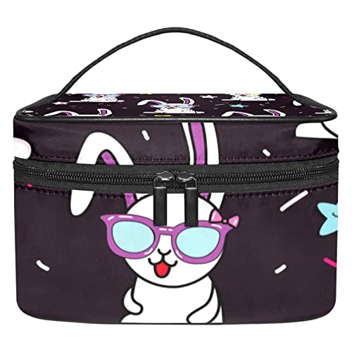Funny Rabbit Glasses Stars Pattern