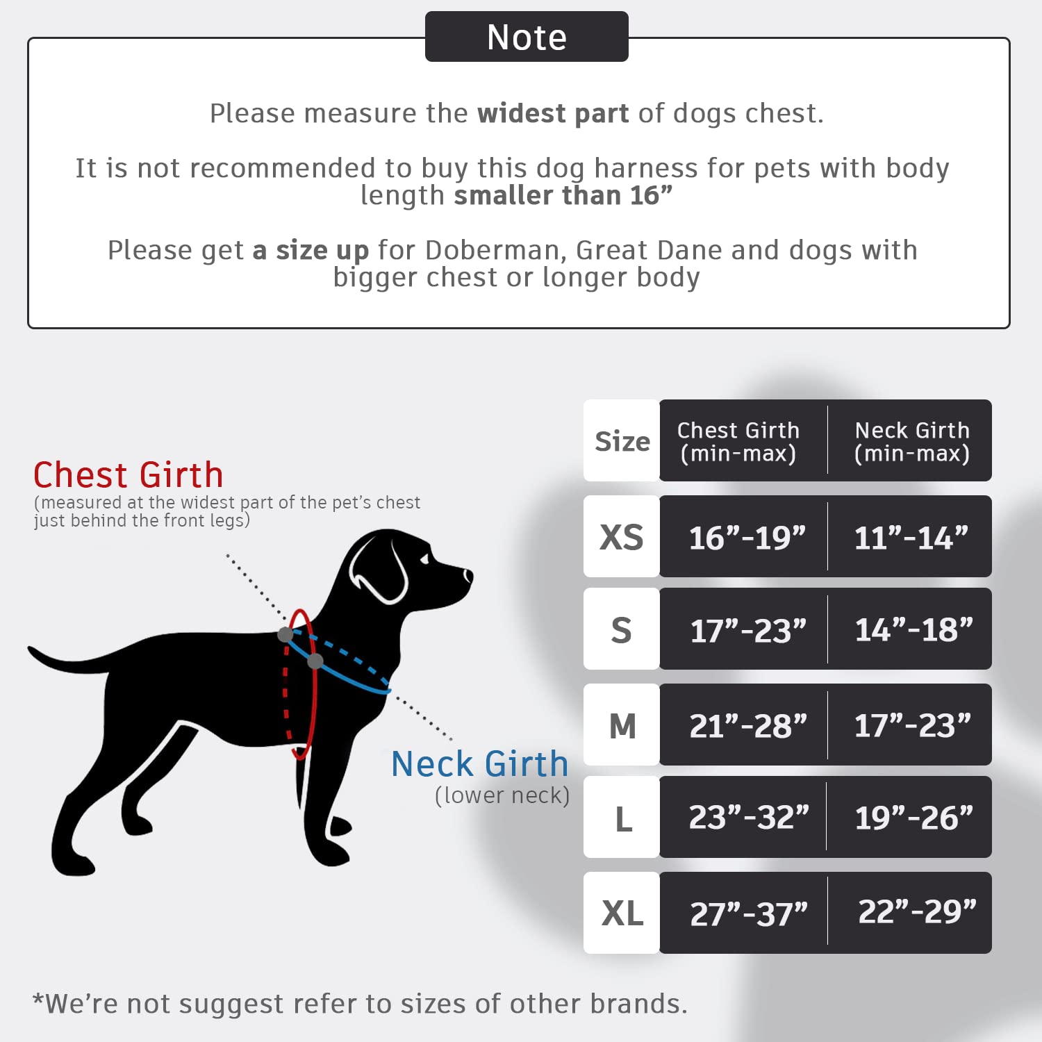 Service Dog Vest Harness - No Pull Training Harness with Handle & 5ft Leash, Adjustable Reflective Dog Vest for Small Medium Large Pets - Walking, Running, Outdoor Adventures (Black, XL)